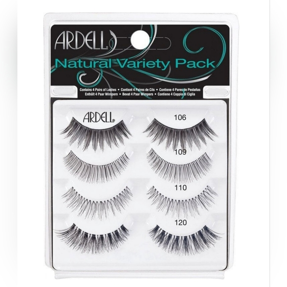 NEW Ardell Natural Variety 4-Pack Eyelashes in Black - Picture 8 of 9